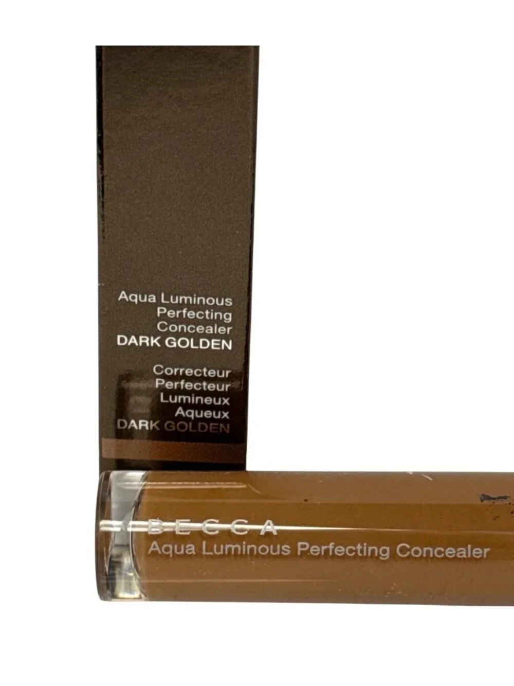 BECCA Aqua Luminous Perfecting Concealer Dark Golden 0.18 oz / 5.1g Full Size